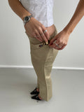 Tommy Hilfiger beige straight leg trousers