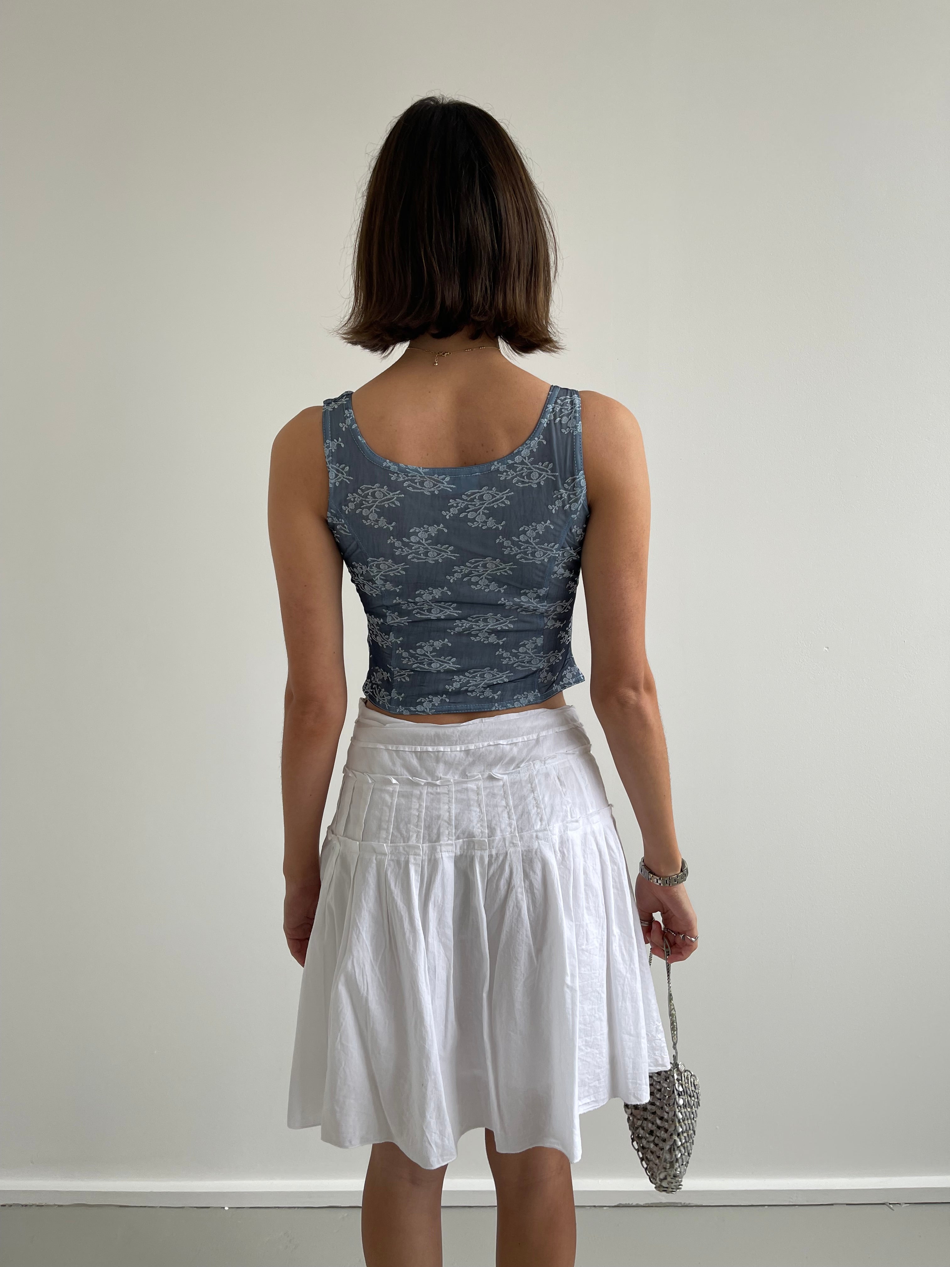Vintage Pimkie blue floral cami top