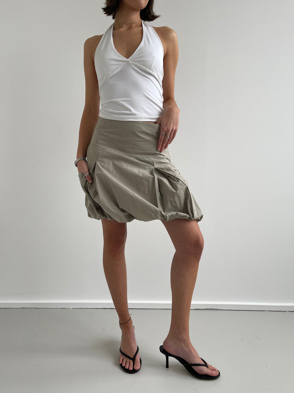 Cargo bubble skirt