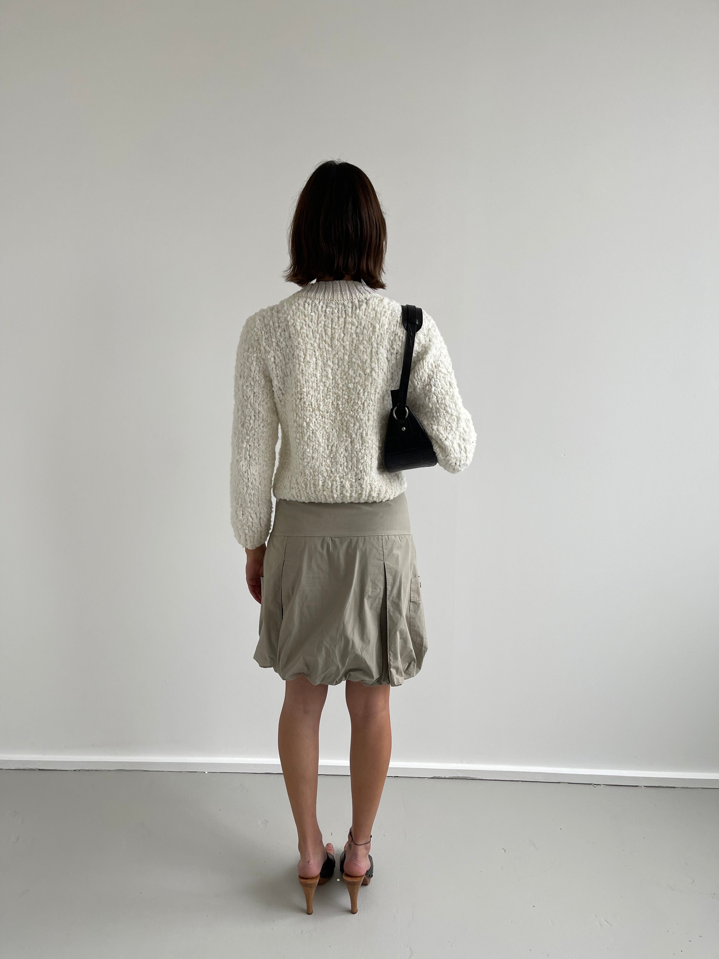 Cream fluffy cardi