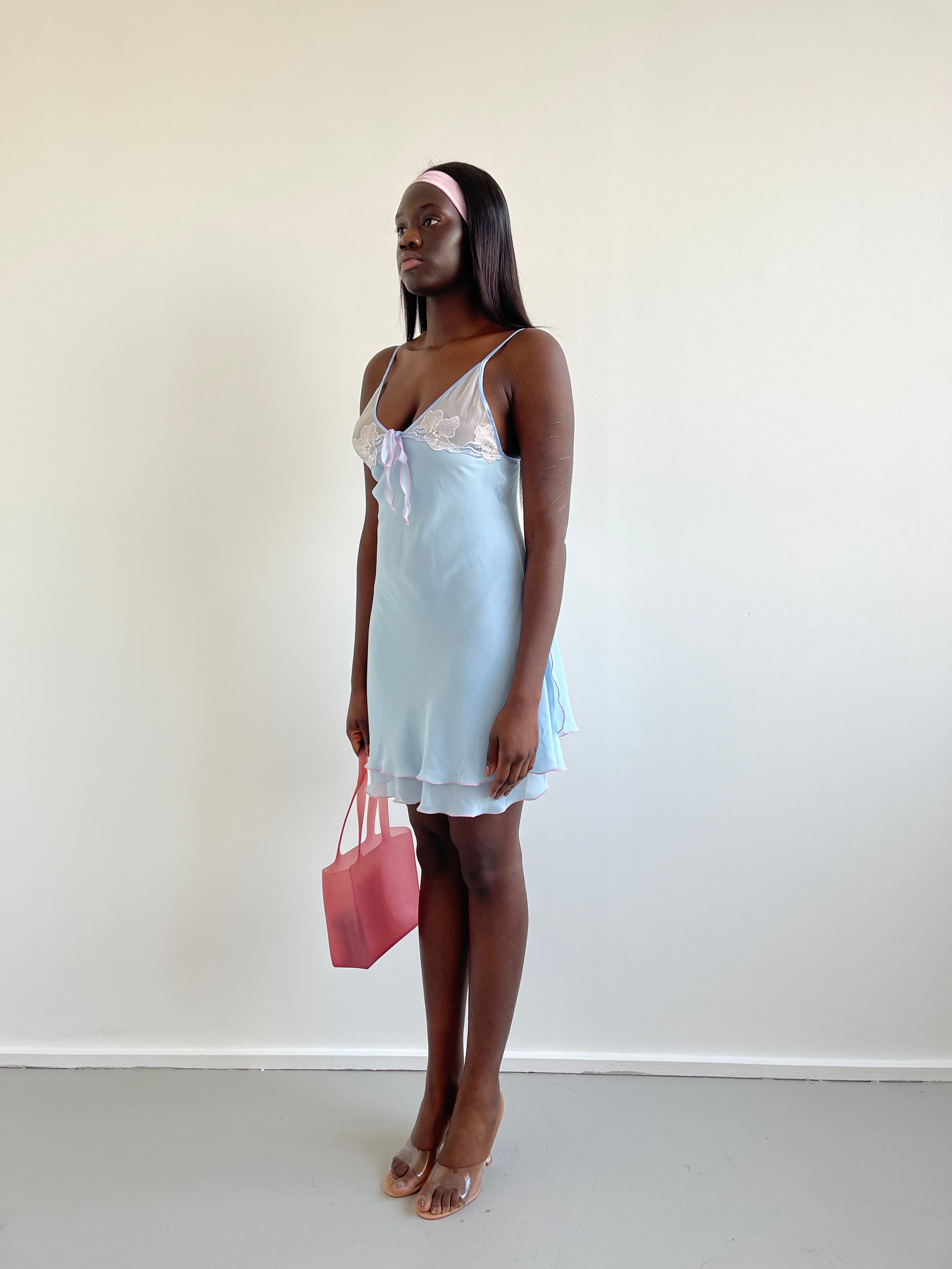 Baby blue cami dress