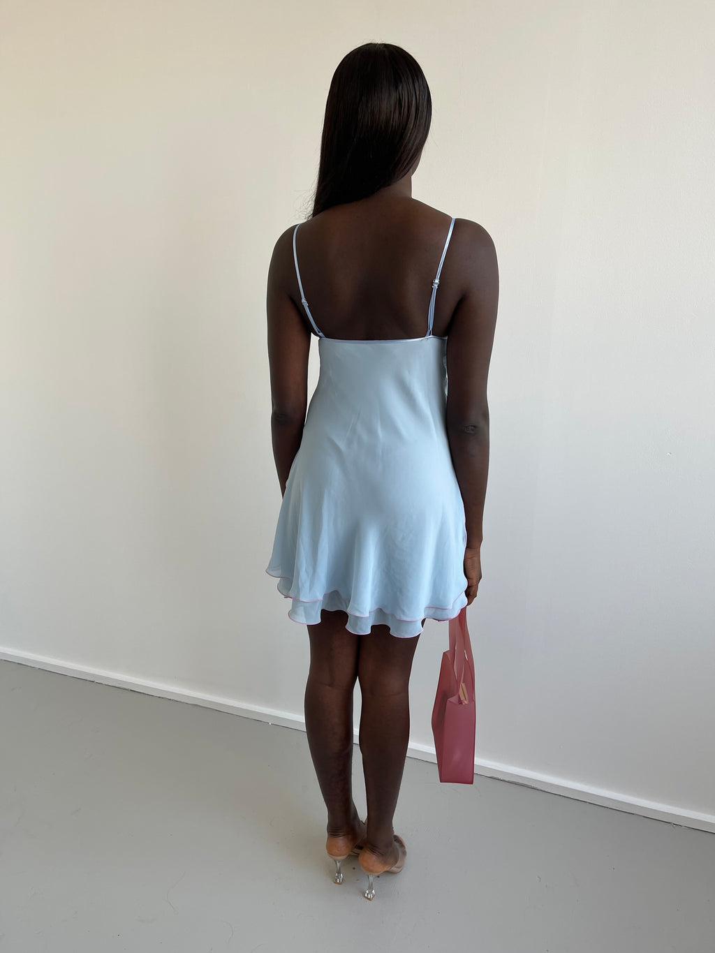 Baby blue cami dress