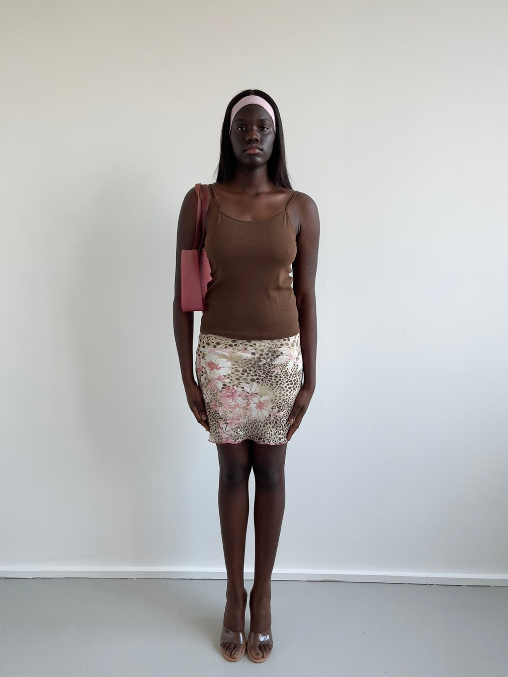 Mocha brown cami top