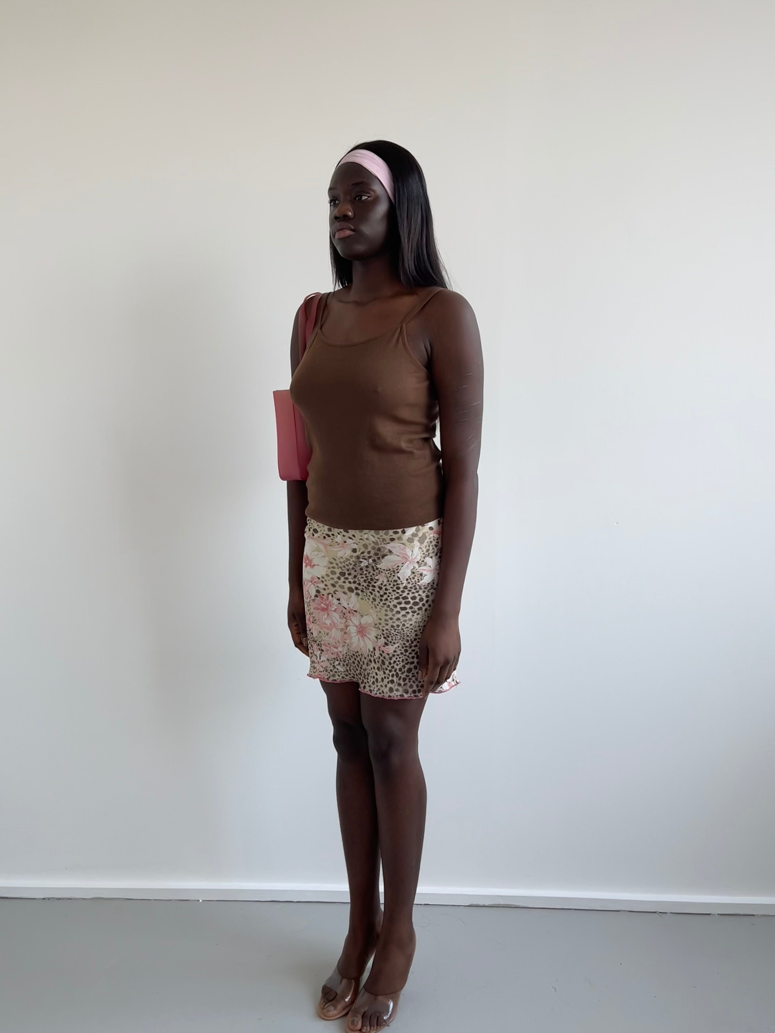 Mocha brown cami top