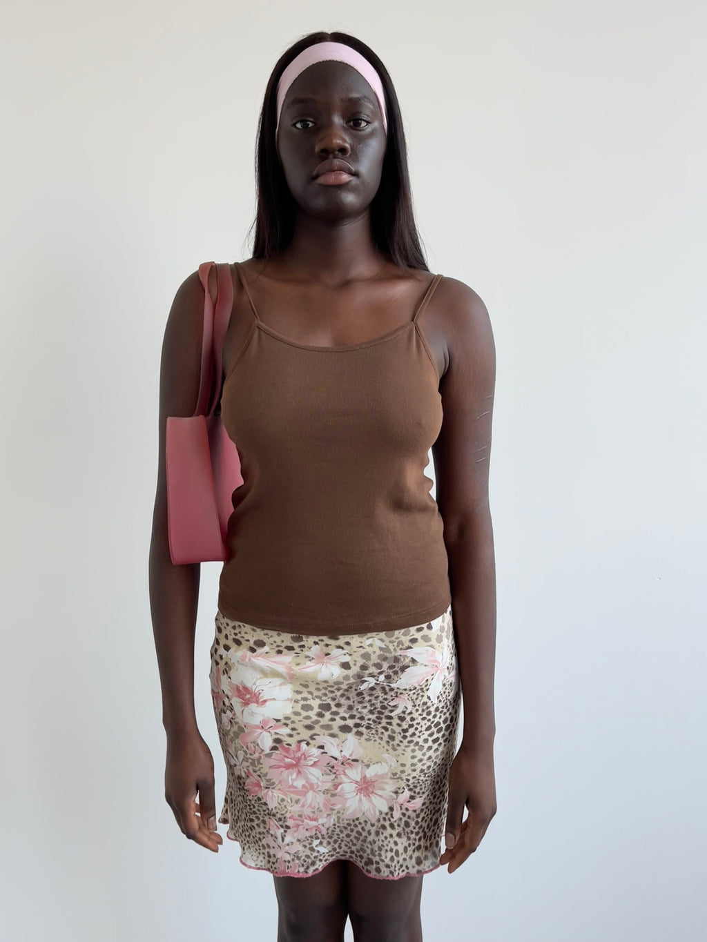 Mocha brown cami top