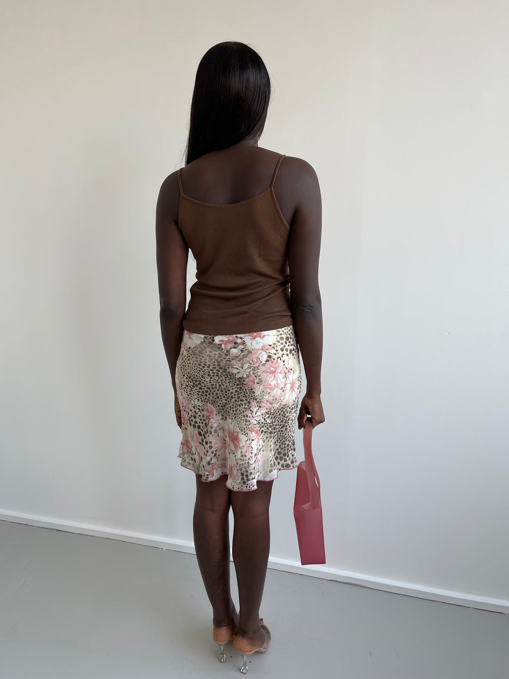 Mocha brown cami top