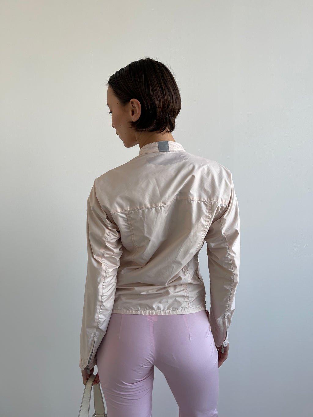 Belstaff baby pink lightweight jacket
