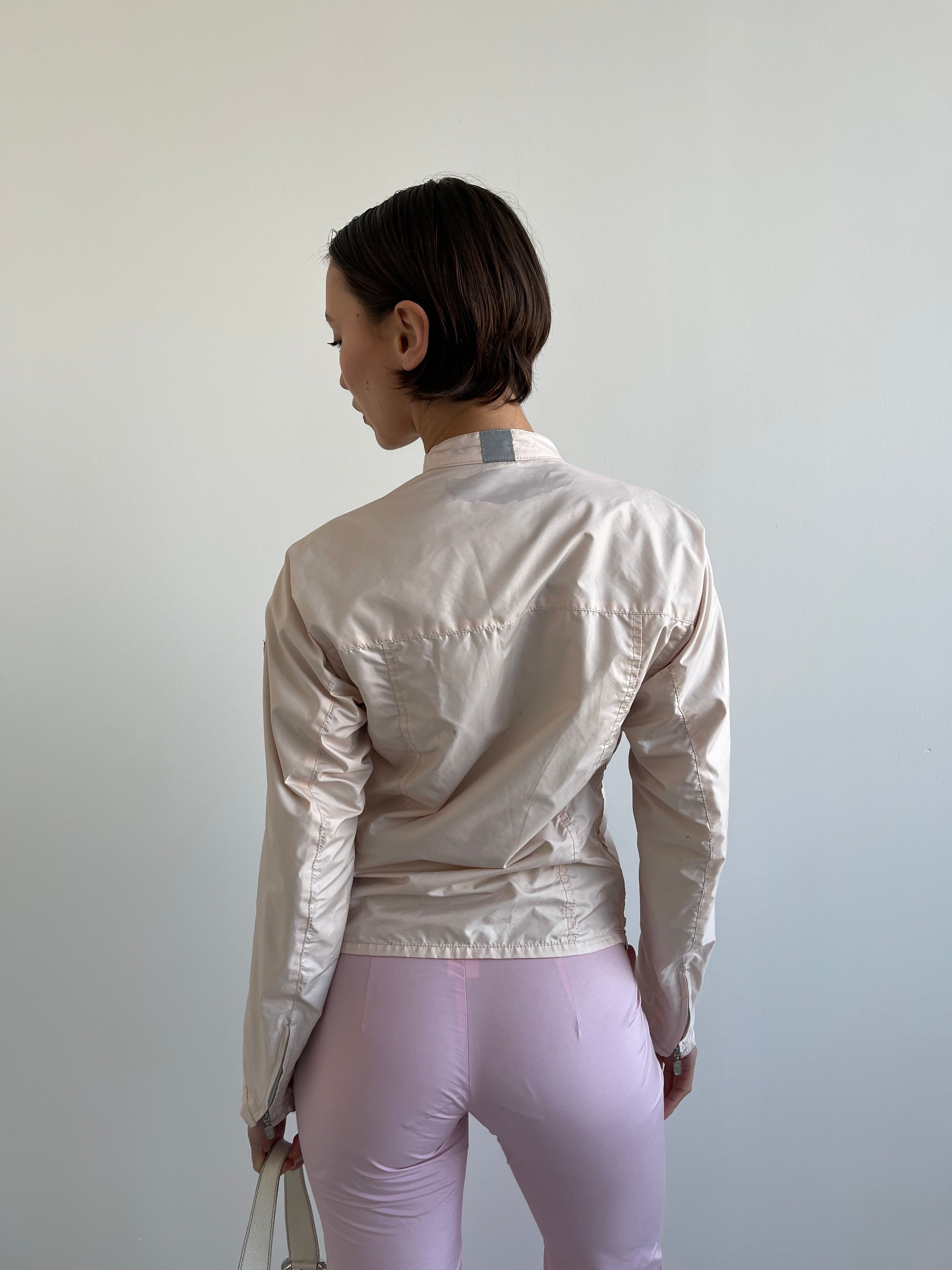 Belstaff baby pink lightweight jacket