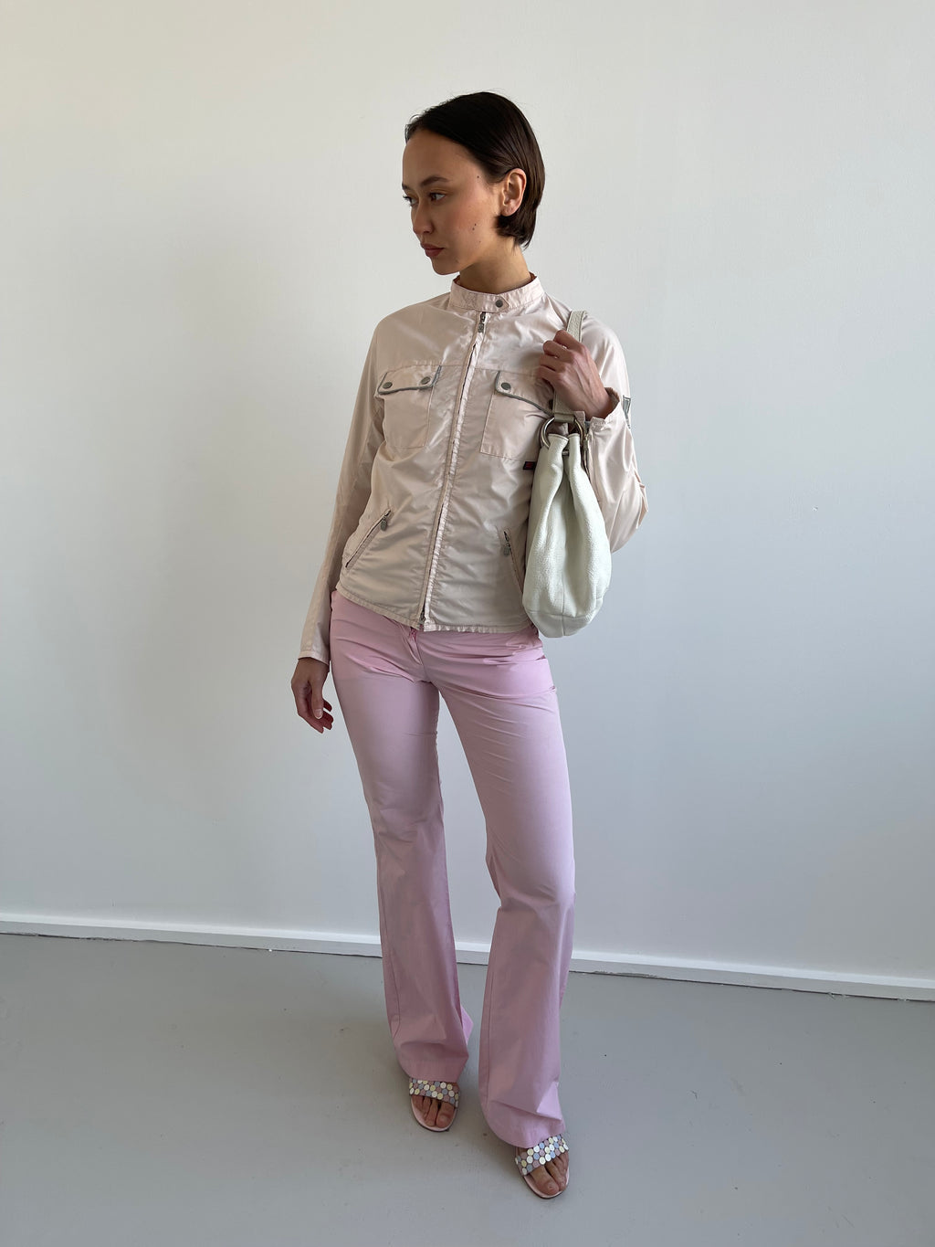 Belstaff baby pink lightweight jacket