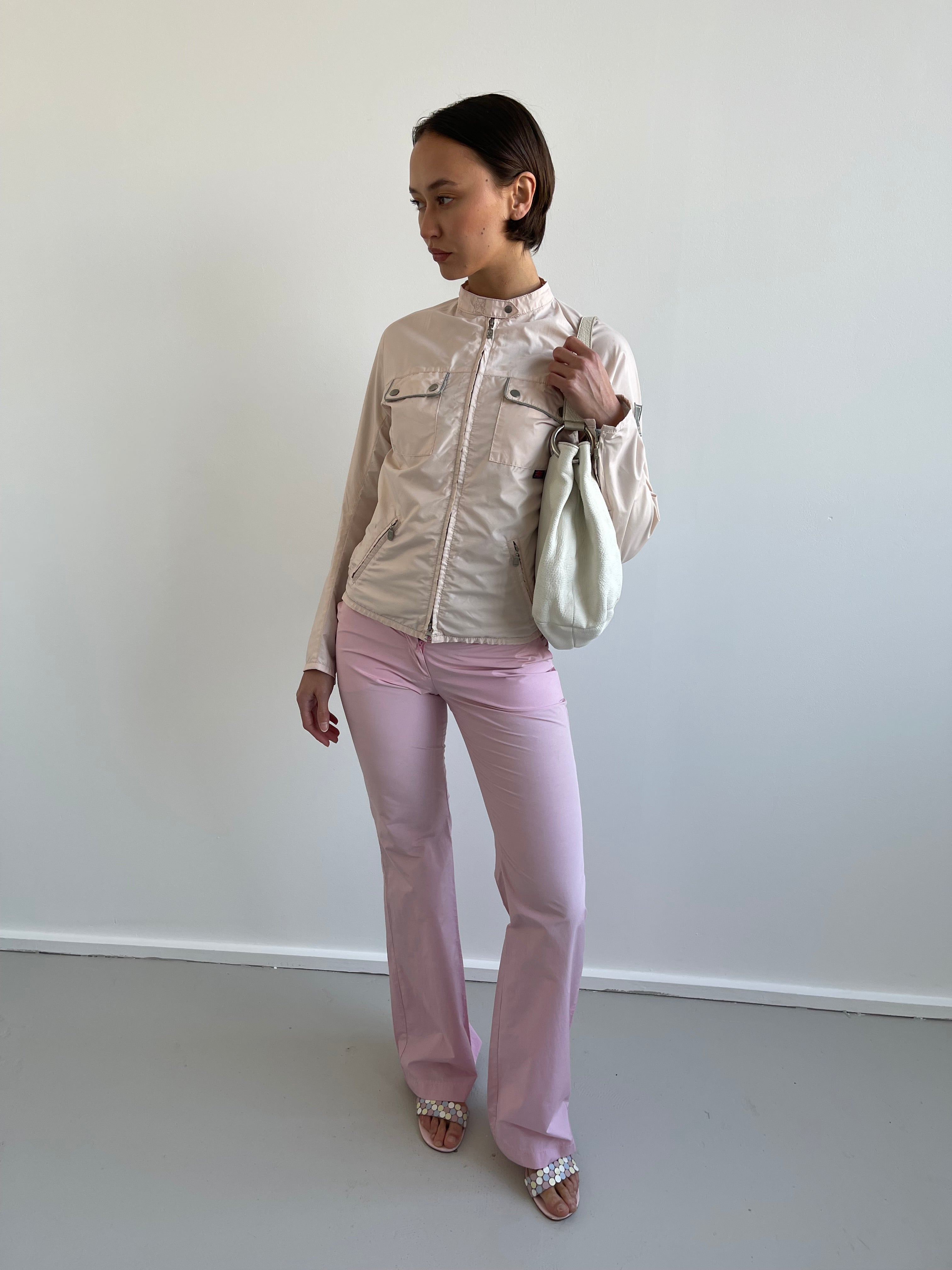 Belstaff baby pink lightweight jacket