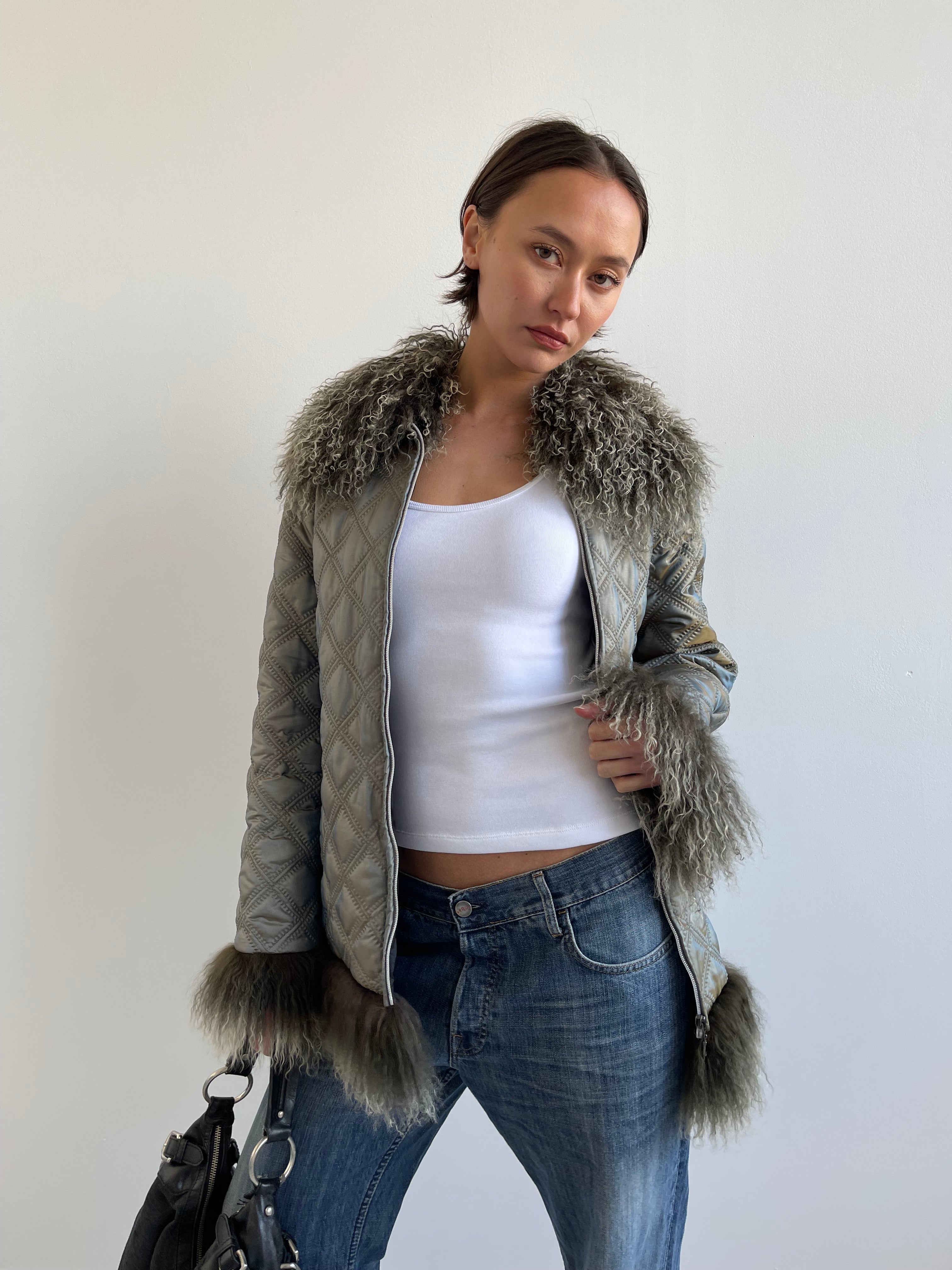 lightweight Spring afghan coat