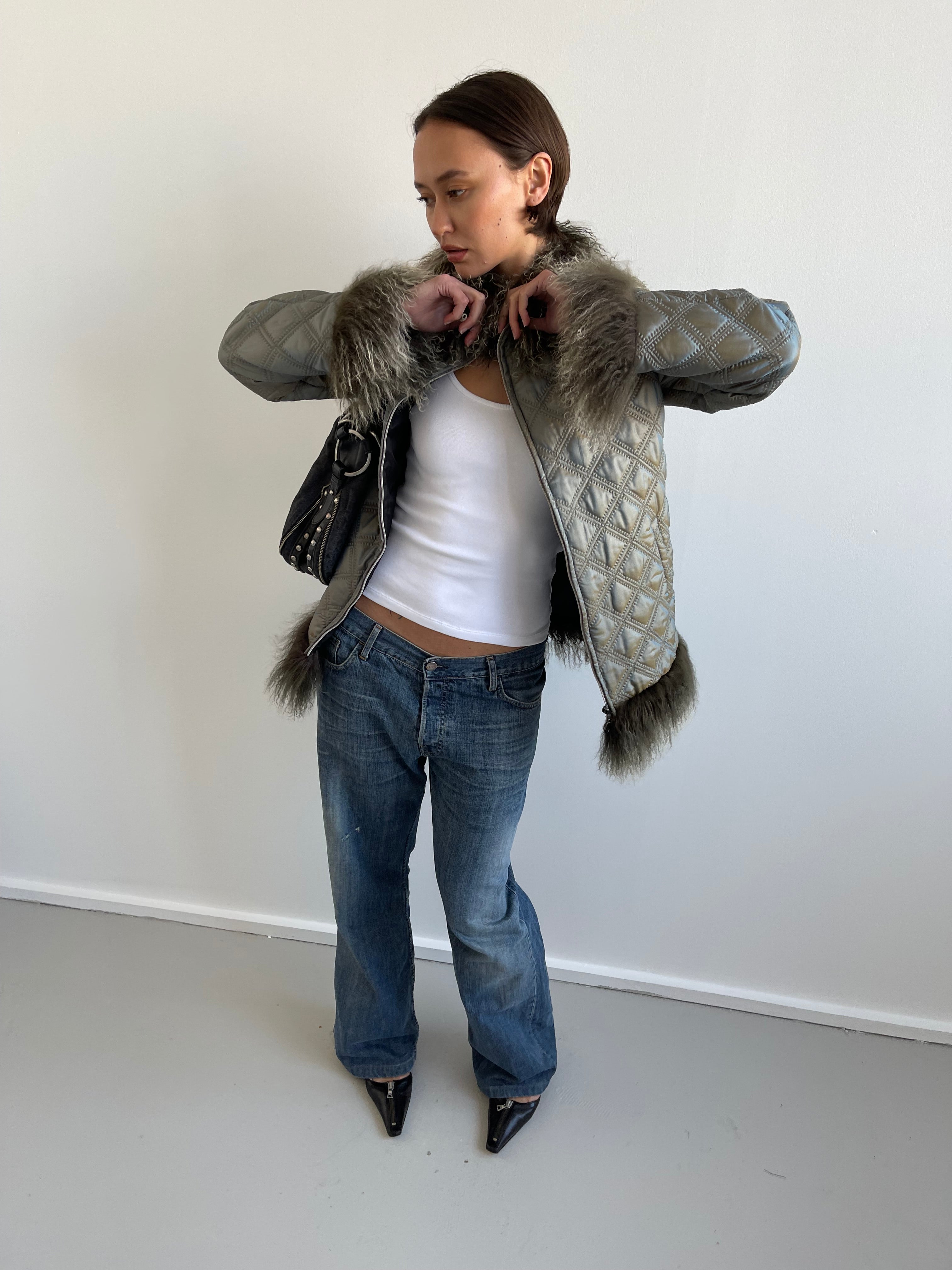 lightweight Spring afghan coat