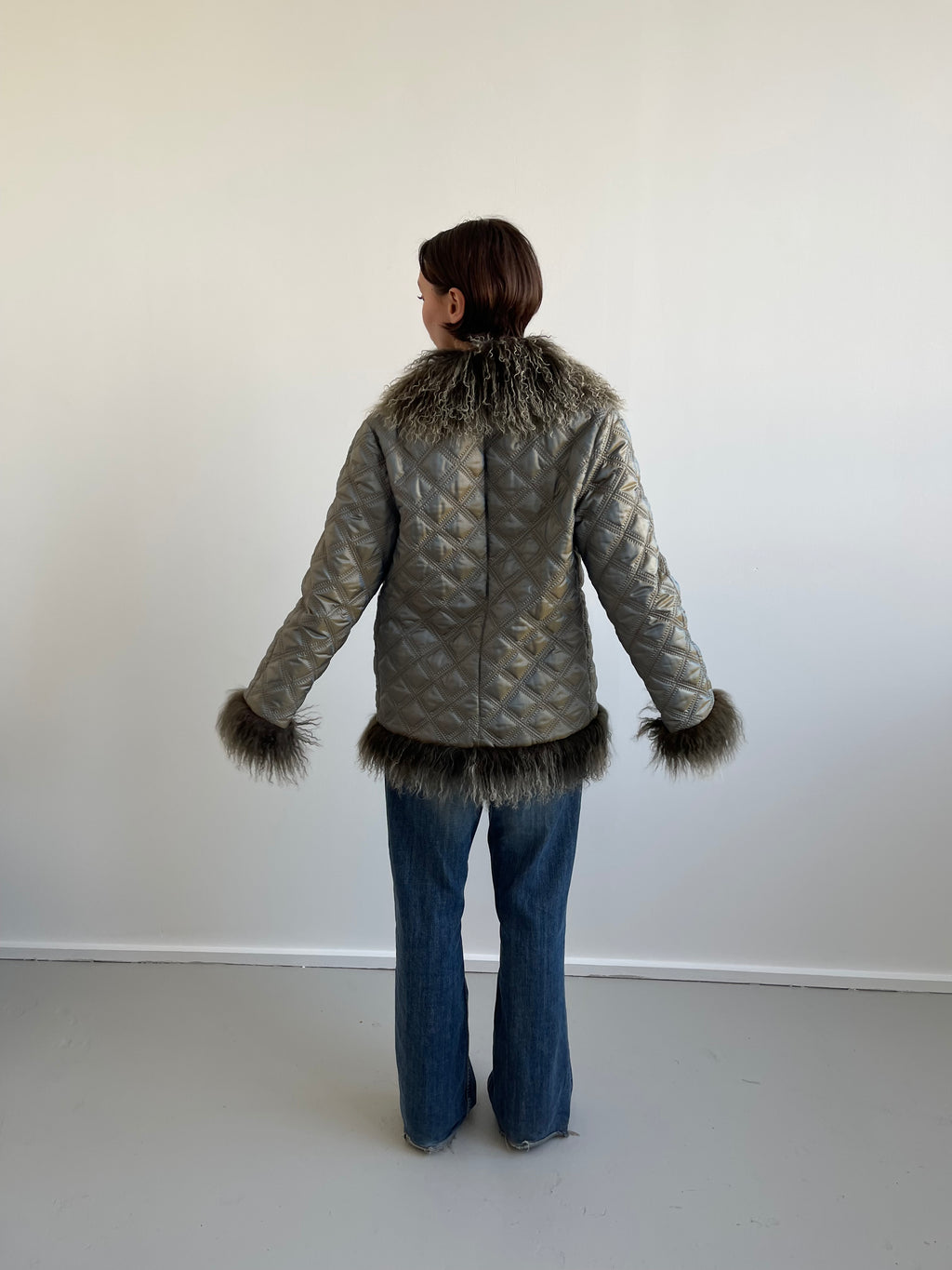 lightweight Spring afghan coat