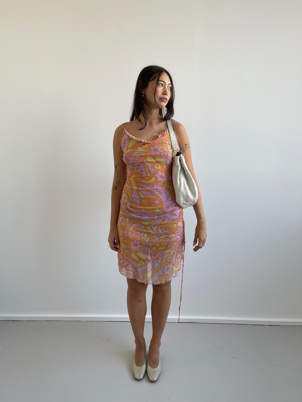 00s does 60s midi dress