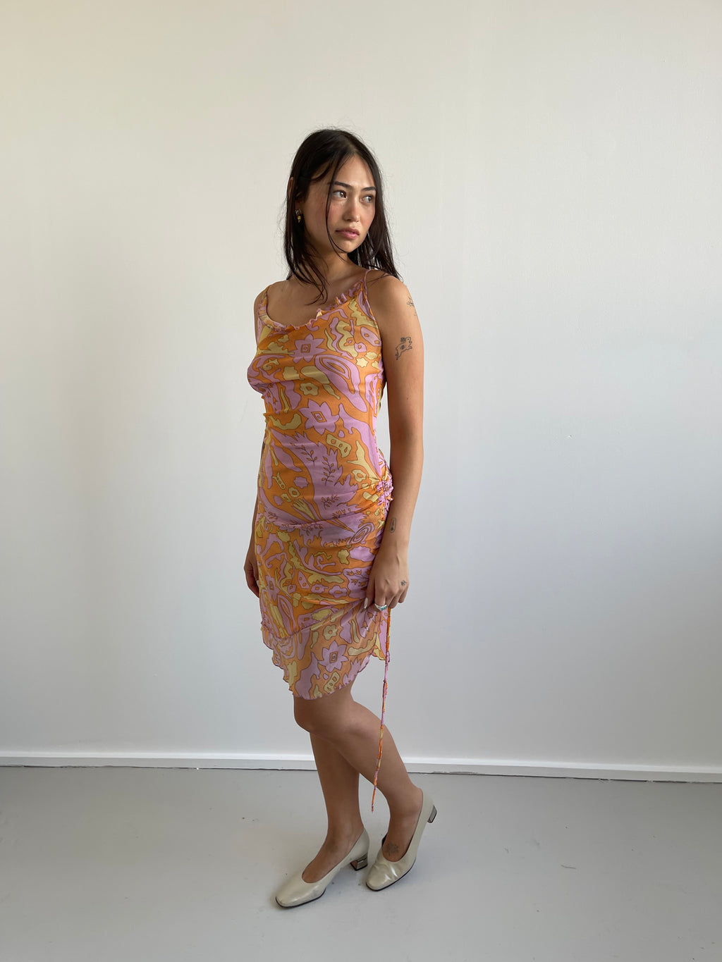 00s does 60s midi dress