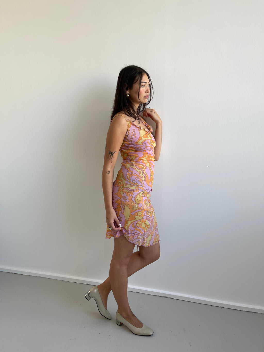 00s does 60s midi dress