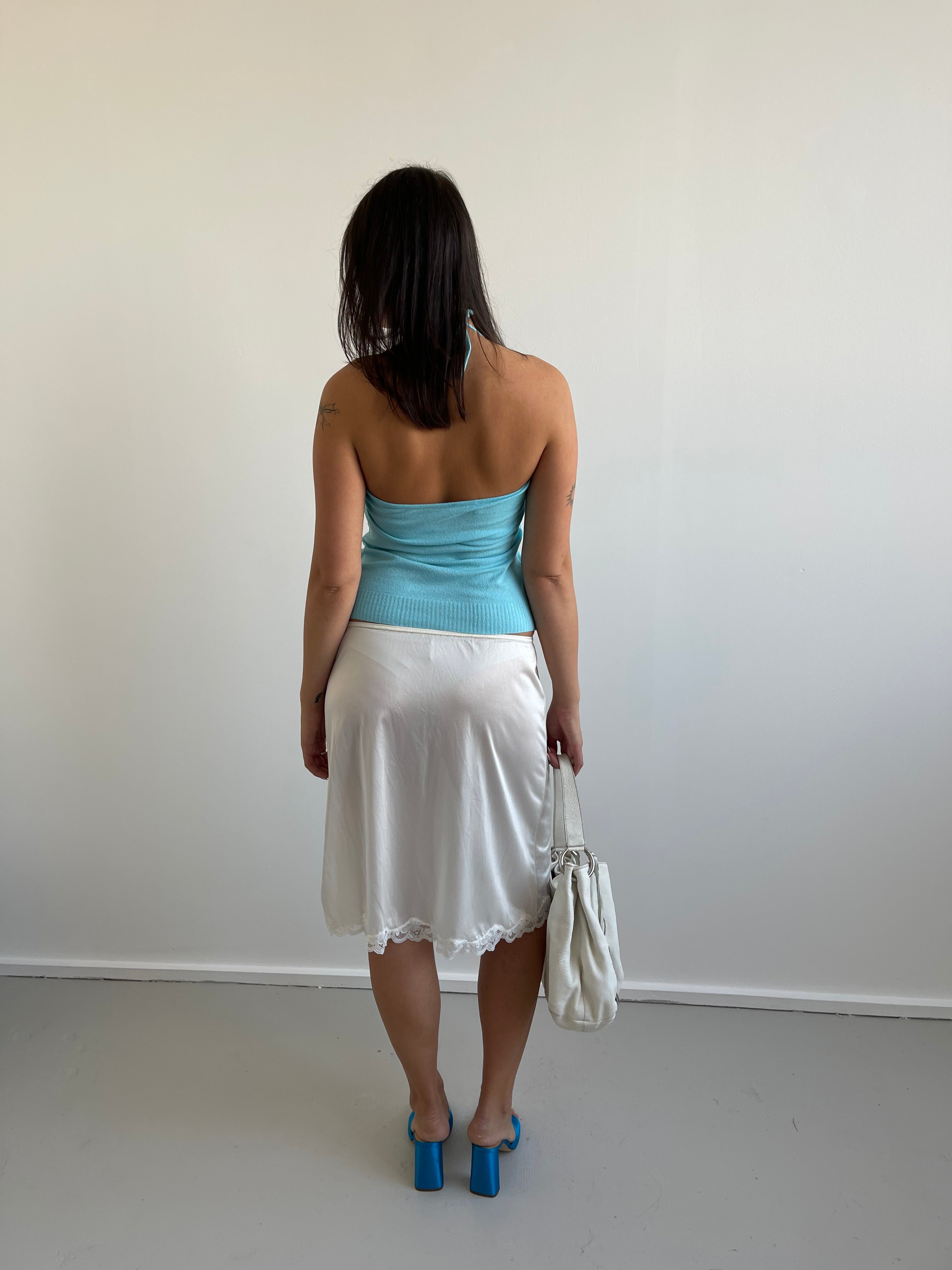 Motivi blue fine knit cami top