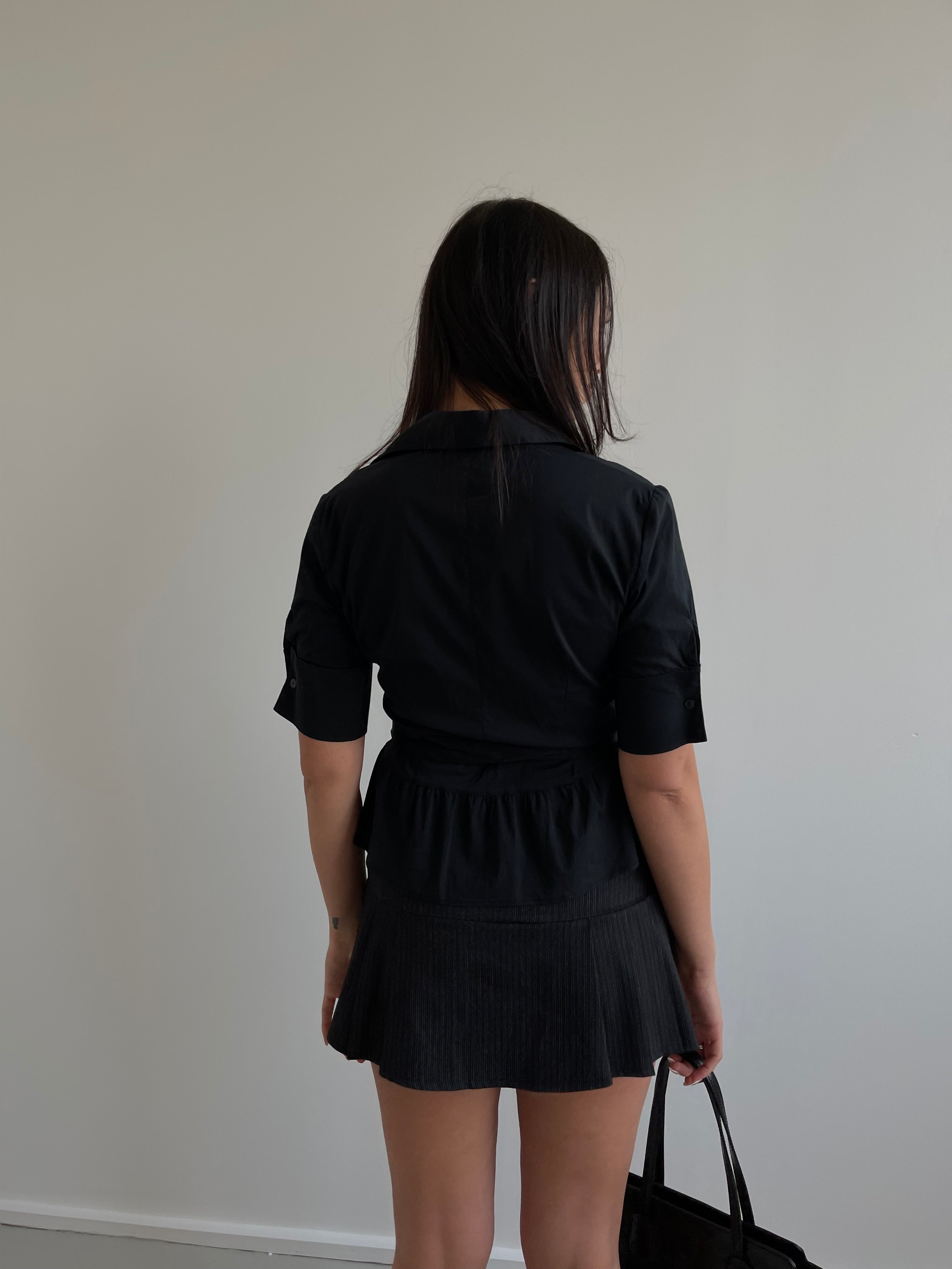 Liu Jo black short sleeve shirt