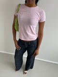 Vintage Hello Kitty baby pink t-shirt with diamanté detail