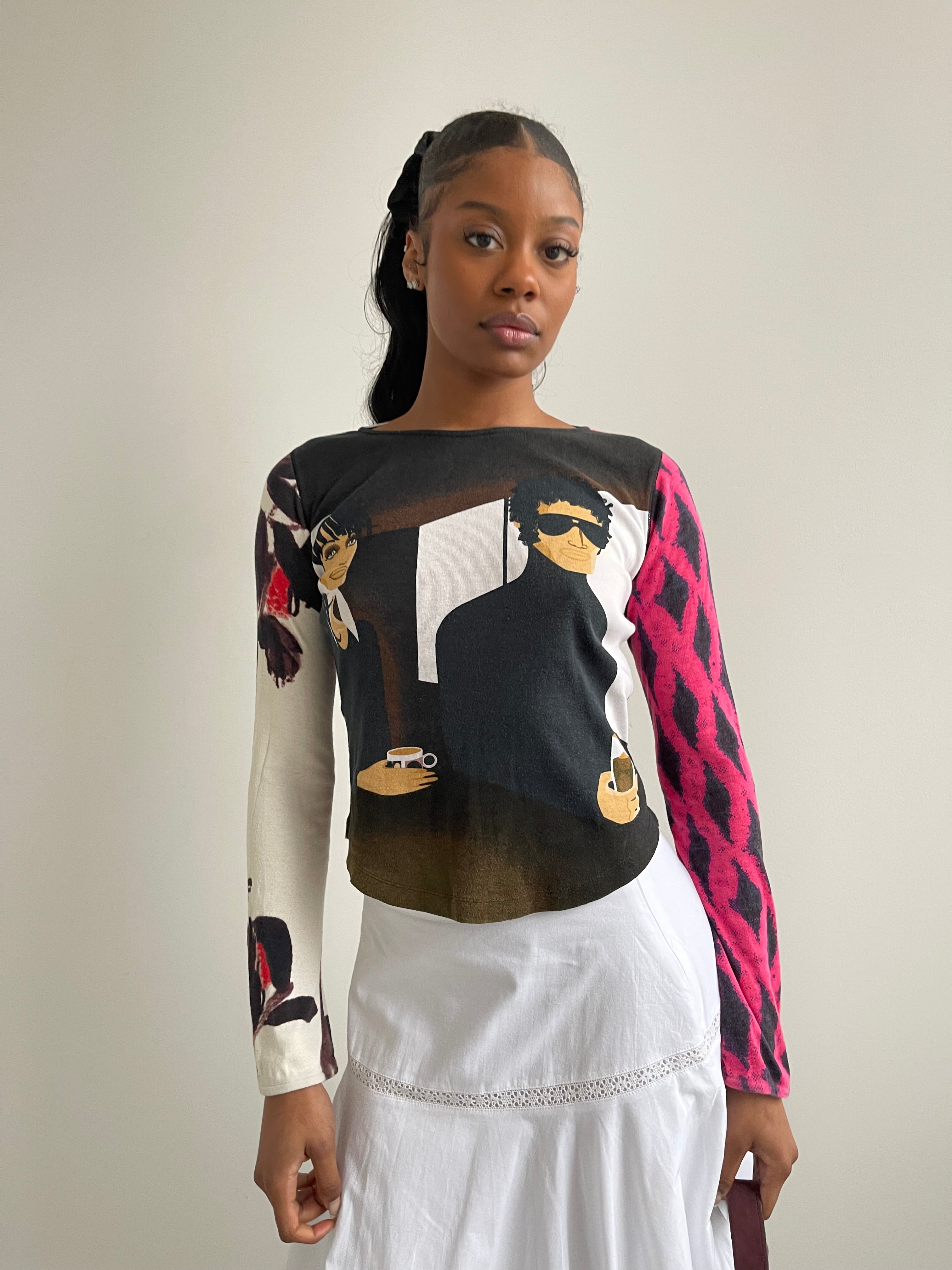 Custo Barcelona long sleeved graphic t-shirt