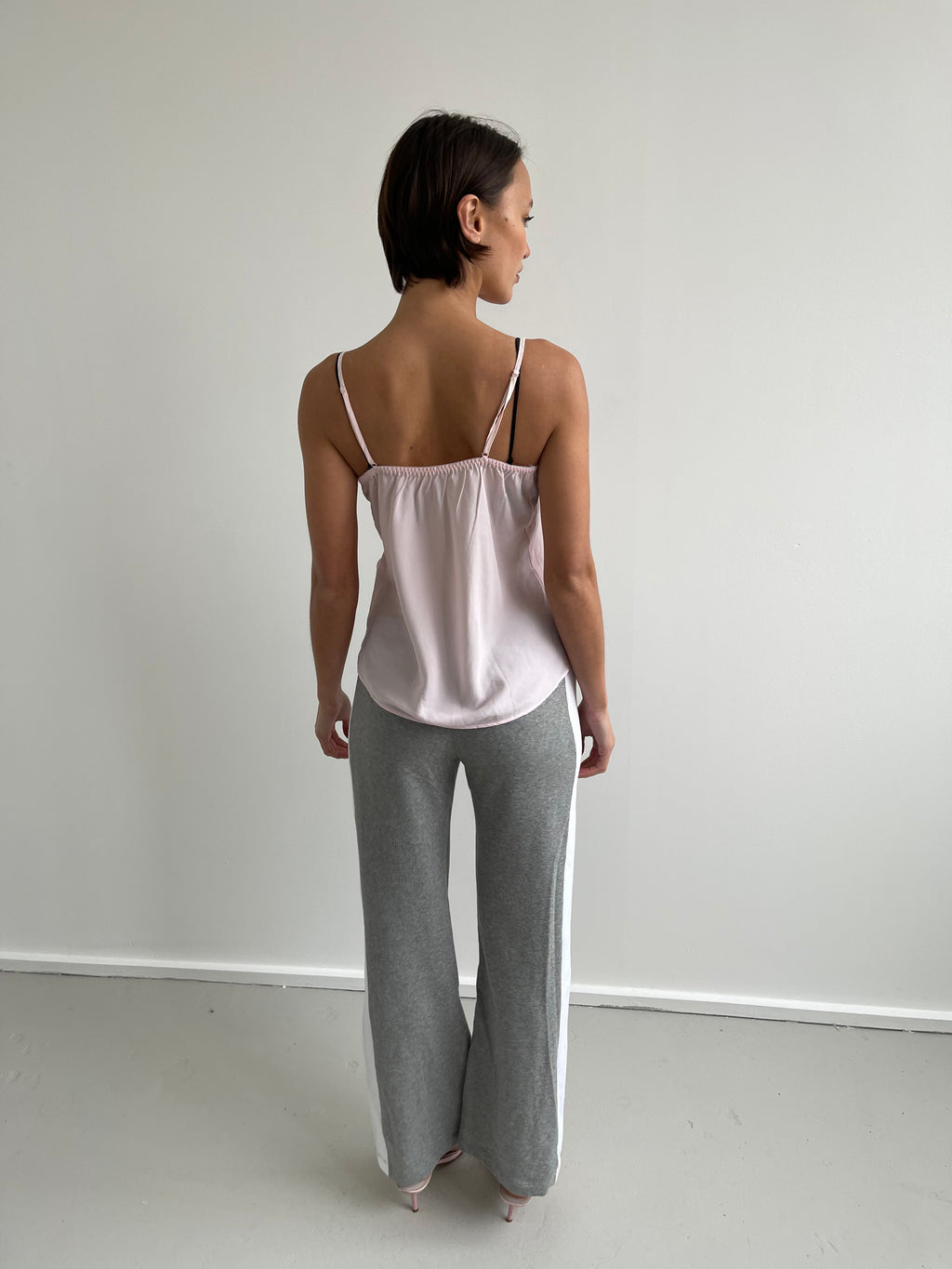 baby pink vintage cami top