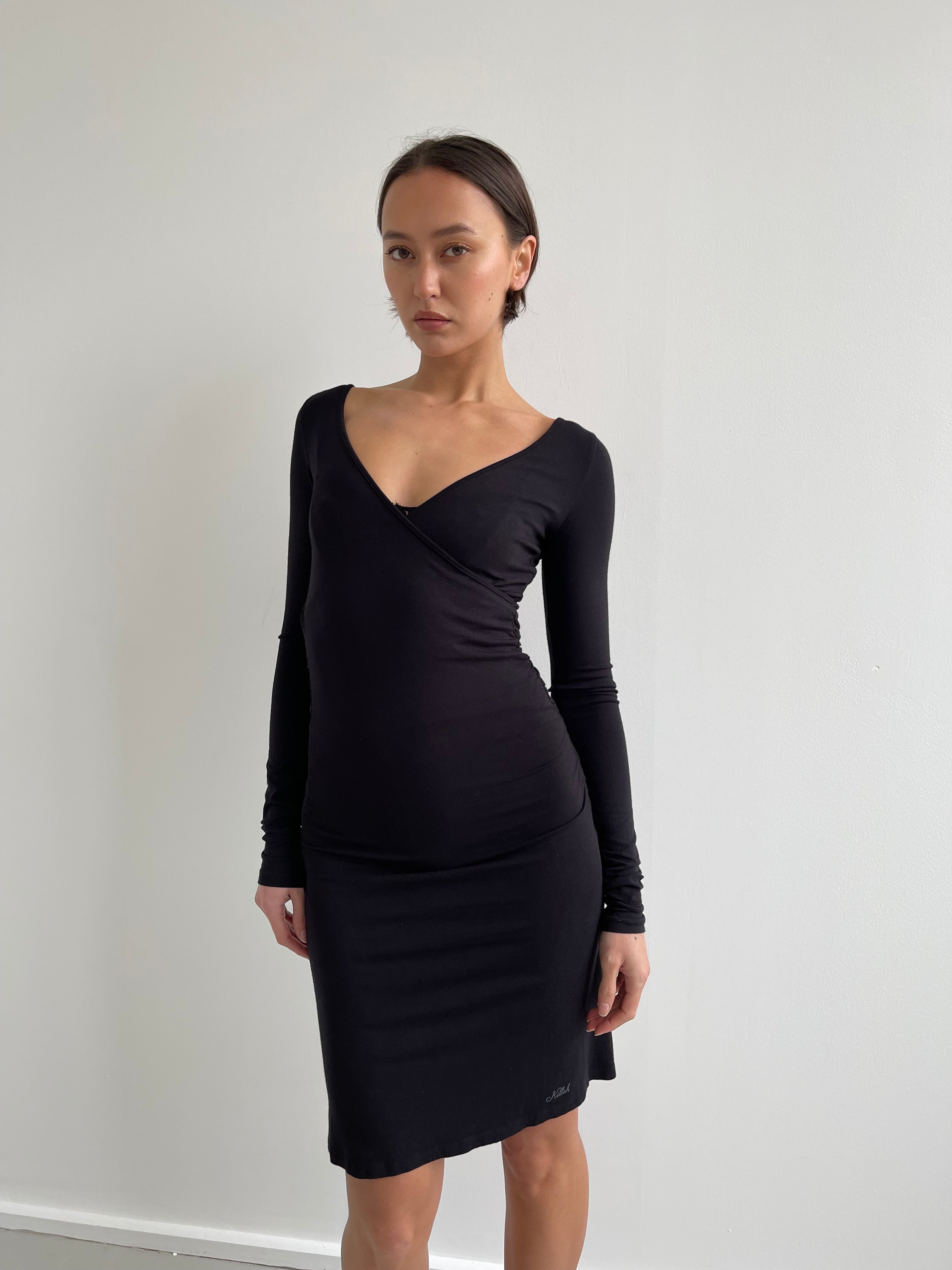 Killah black long sleeved dress