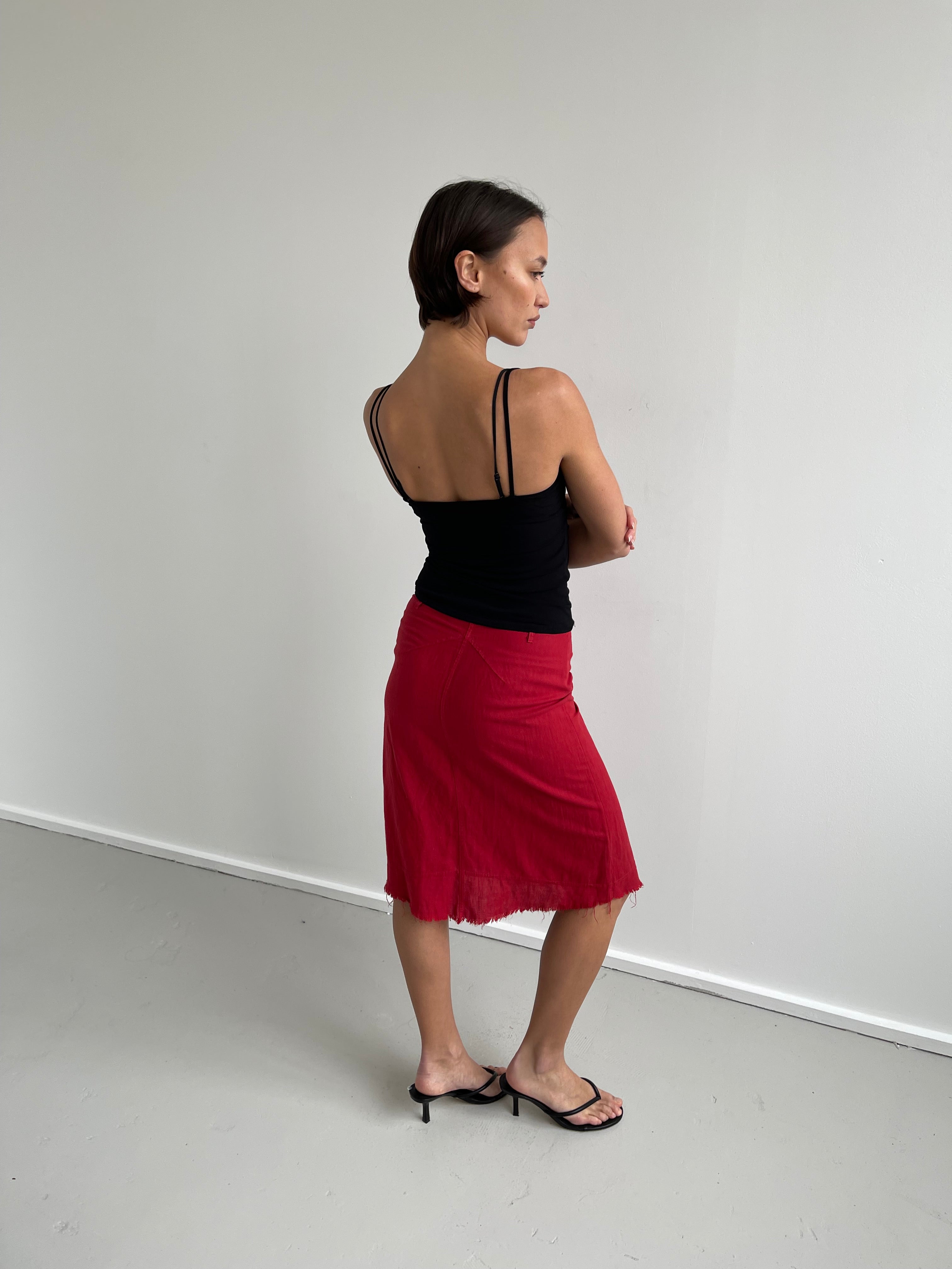 Black cami top with sheer lace panels